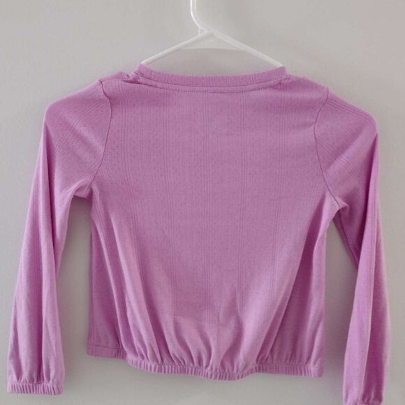 NWT Cat and Jack lavender knit Long Sleeve Pullover  size 4-5 - Picture 4 of 6